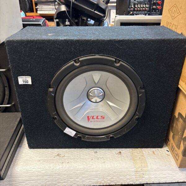 Pioneer VCCS car subwoofer speaker for vehicle audio system.