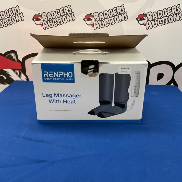 Renpho leg massager with heat for improved circulation and relaxation.