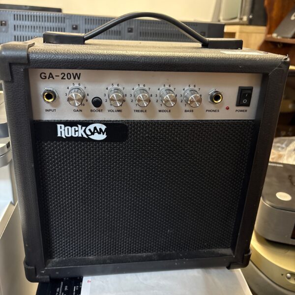 RockJam GA-20W guitar amplifier front view.