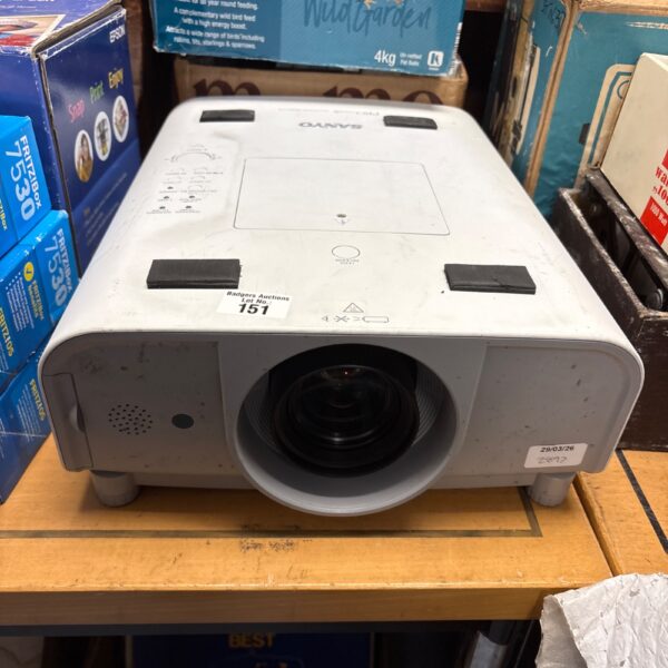 Vintage Sanyo Pro Extra Multiverse projector for home cinema use.