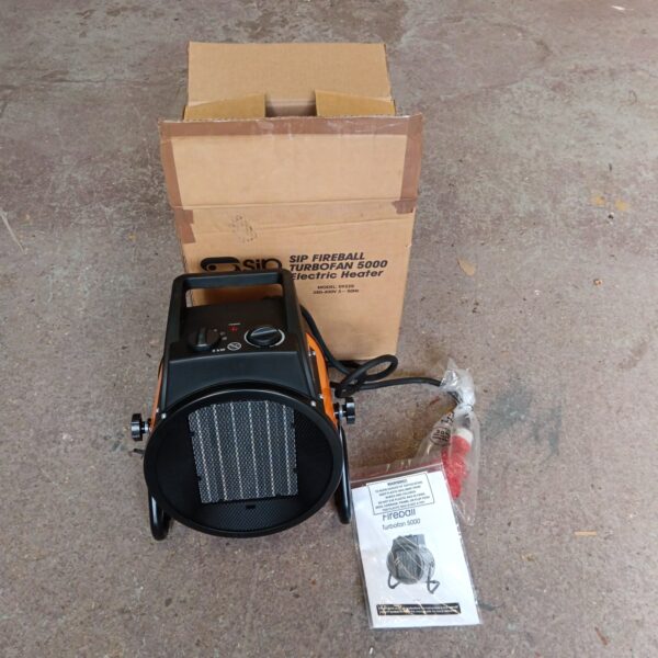 Vintage Sip Fireball Turbo Fan heater in used condition.