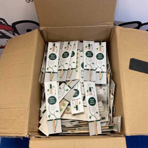 Box of Sprout Plant Your Pencils, eco-friendly stationery with seeds.