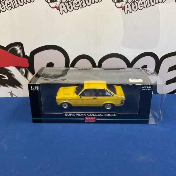 Sun Star 1:18 scale diecast model of the 1975 Ford Escort Mk.III.