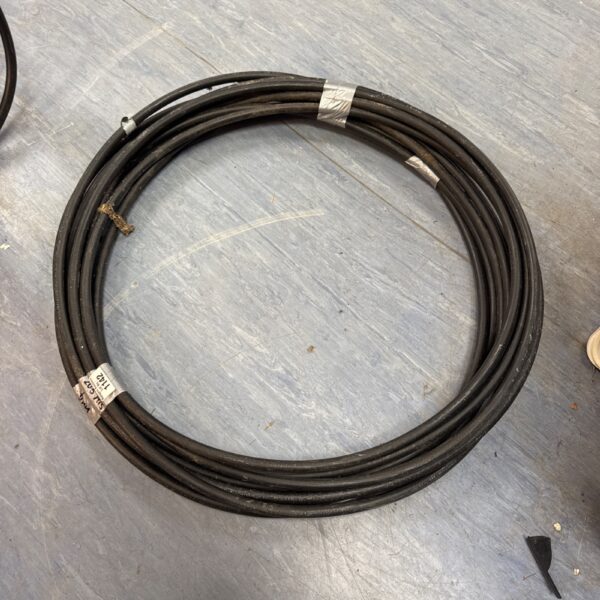 Length of 6mm 3 core SWA armoured cable for electrical projects.
