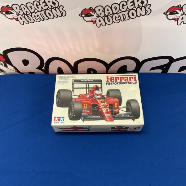 Tamiya Ferrari F189 model kit, Portuguese GP, 1/20 scale