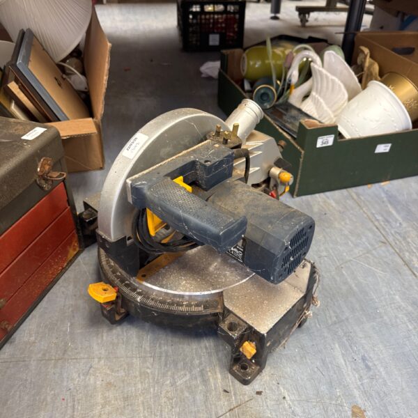 Used Titan 18 inch electric mitre saw for woodworking projects.
