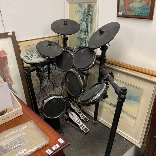 Used Tourtech TT-22M electronic drum kit for sale.