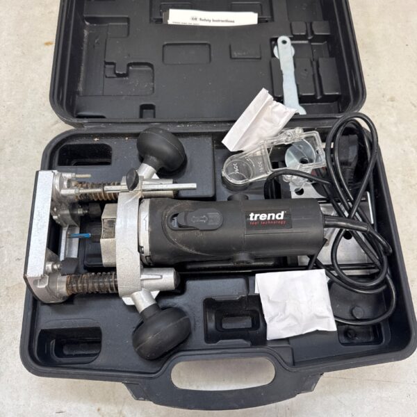 Vintage Trend router power tool for woodworking projects.
