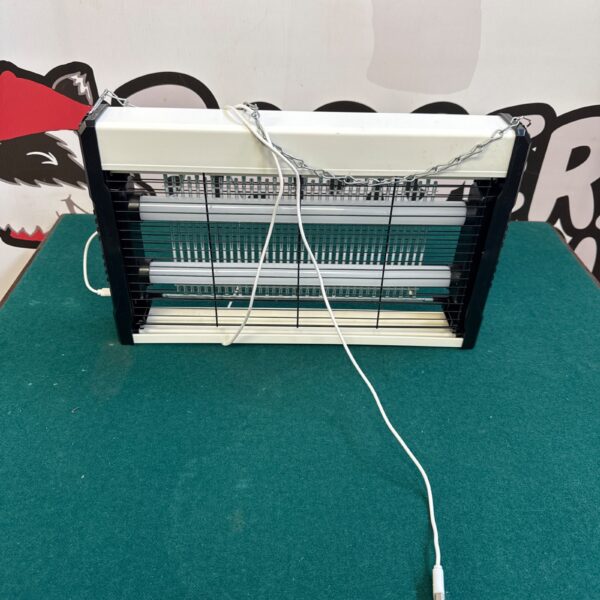 Front view of a USB powered bug zapper for insect control.