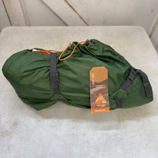 Used Vango Banshee 300 tent, ideal for lightweight camping.