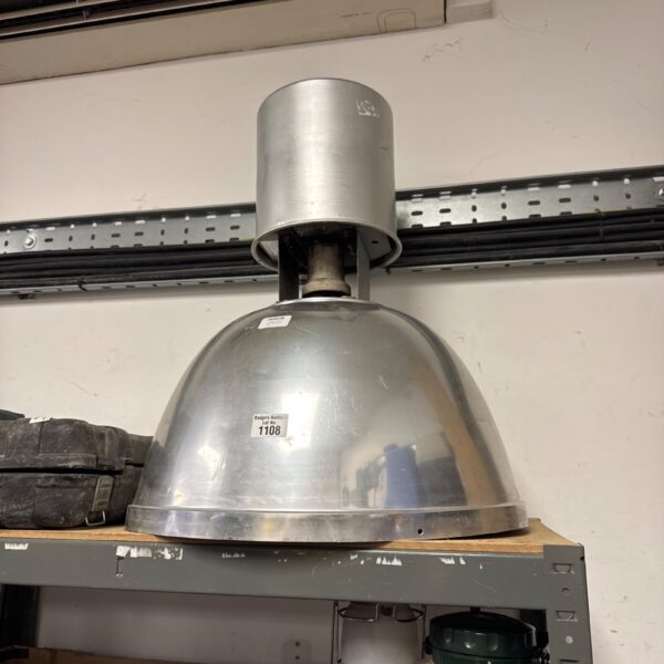 Large Venture industrial spot lamp with metal shade.
