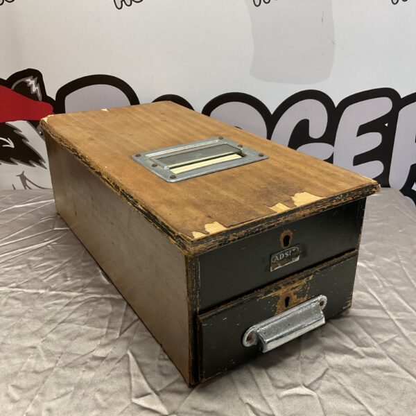 Vintage adsit cash register, antique store display item.