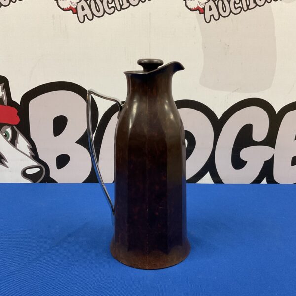 Vintage 1925 Bakelite thermos flask, Art Deco design.