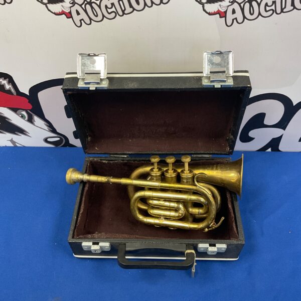 Vintage Besson & Co cornet in its original case.