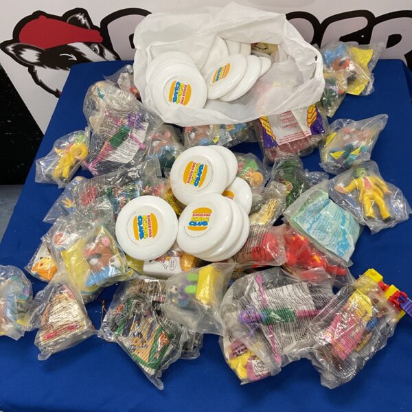 Vintage Happy Meal toy lot from McDonald’s and Burger King.