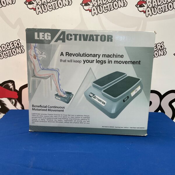 Vintage Leg Activator machine for passive leg exercise.