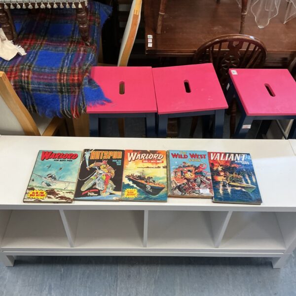 Lot of five vintage Noys annuals, collectible children's books.
