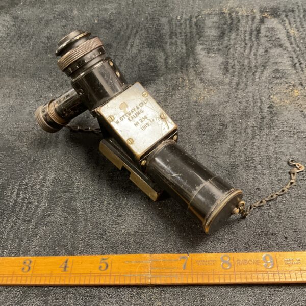Vintage W Ottoway gun sight from 1915, marked No 238.