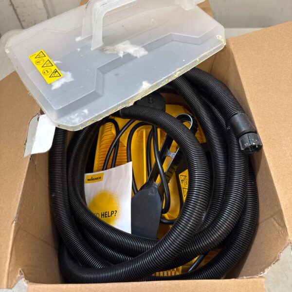 Wagner Steamforce Plus wallpaper steamer with hose and steam plate.