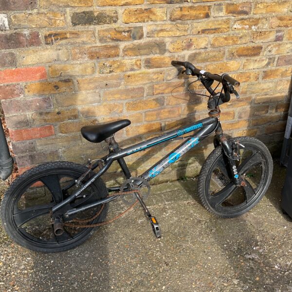 Vintage Westbeach Bio Hazard BMX bike in used condition.