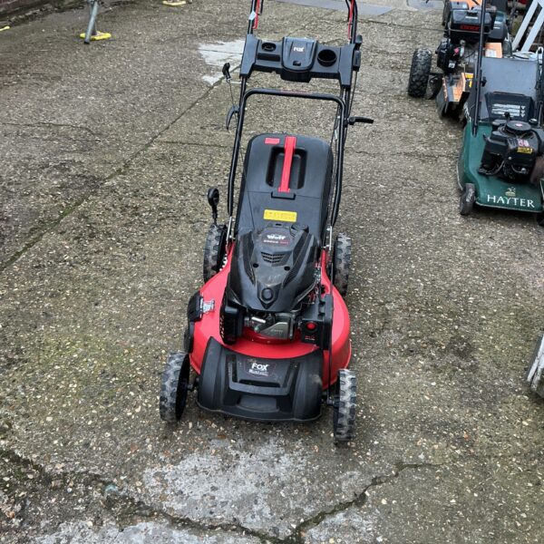 Wolf 200cc Lawnmower in garden setting