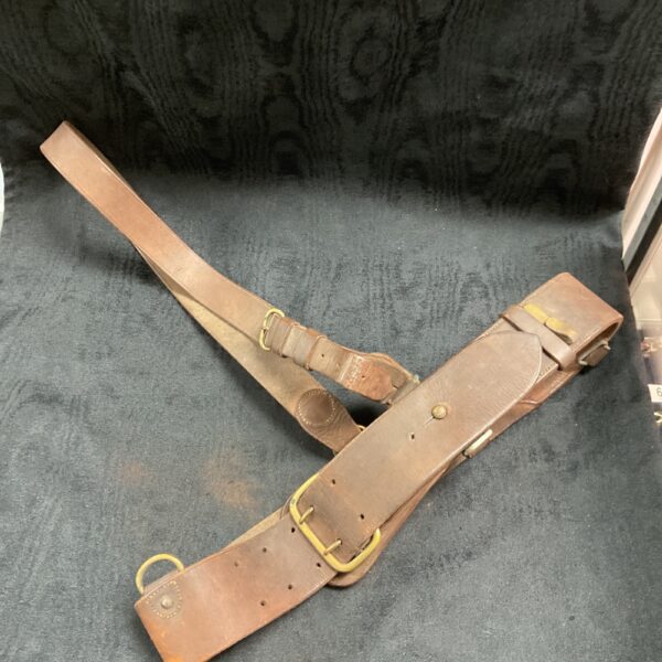 Full view of a WW1 Sam Brown belt by Martins.