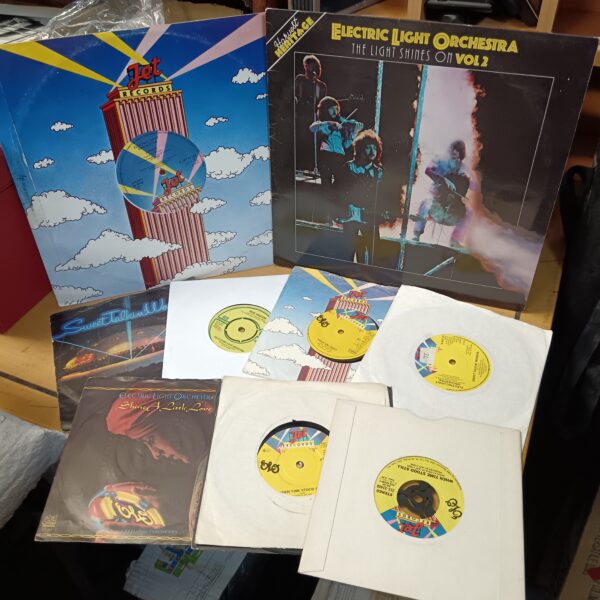 Collection of Elo electric light orchestra Singles and LP