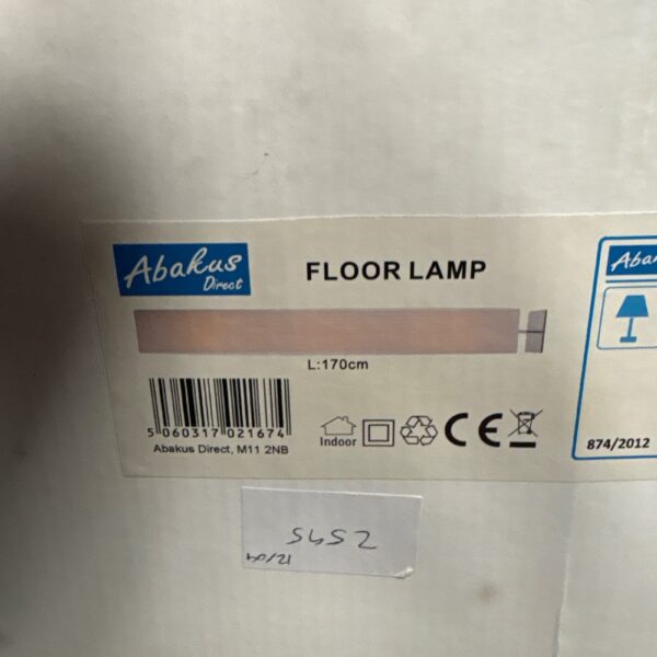 Abakus Direct 170cm floor lamp, modern home lighting.