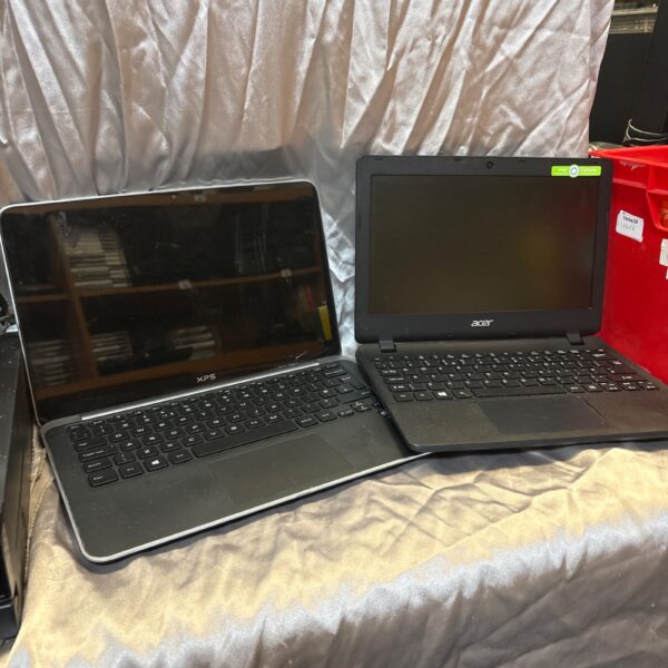 Used Acer ES1-131 and Dell XPS laptops for parts or repair.