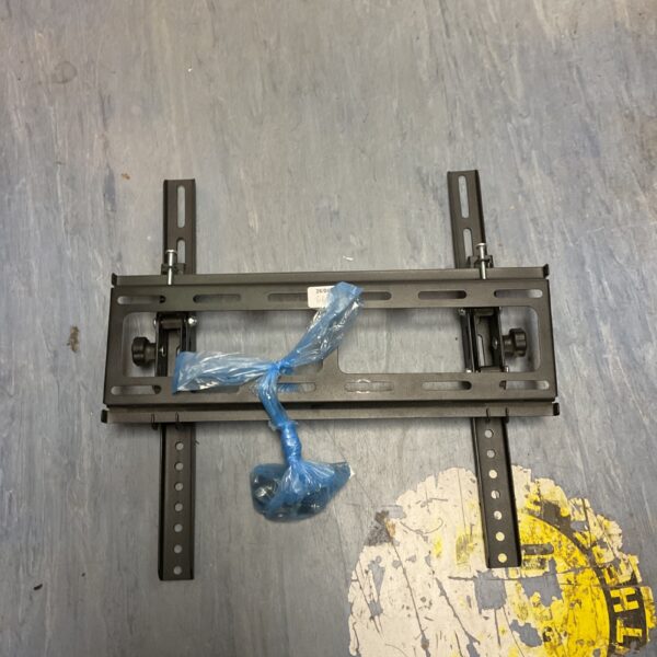 Metal adjustable TV wall mount bracket for flat screen televisions.