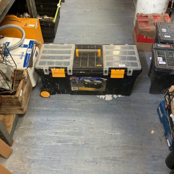 Allit MCPlus 23 plastic tool box in used condition.