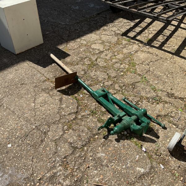 Antique blacksmiths vice in a workshop setting.