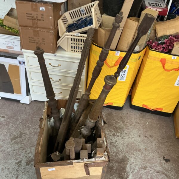 Antique furniture parts salvaged from Wycombe Museum collection.