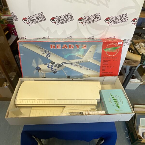 Vintage Arc Model radio control aeroplane kit in original box.