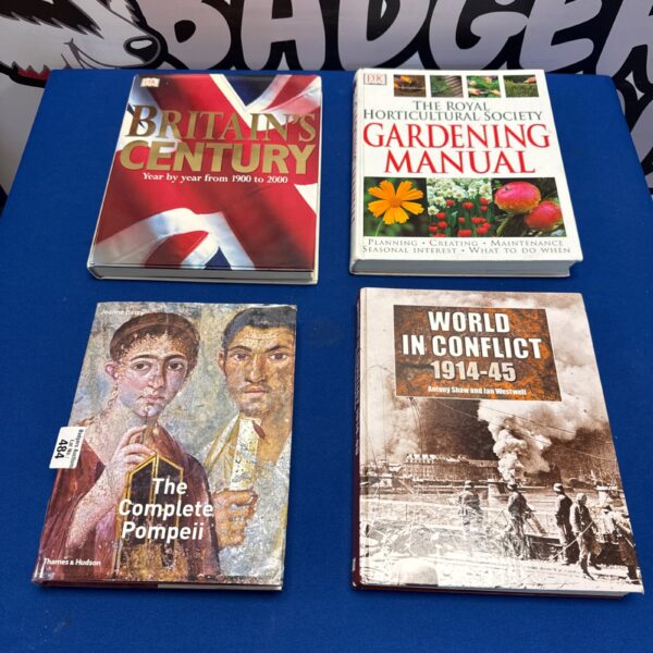 Lot of assorted vintage hardback books including history titles.