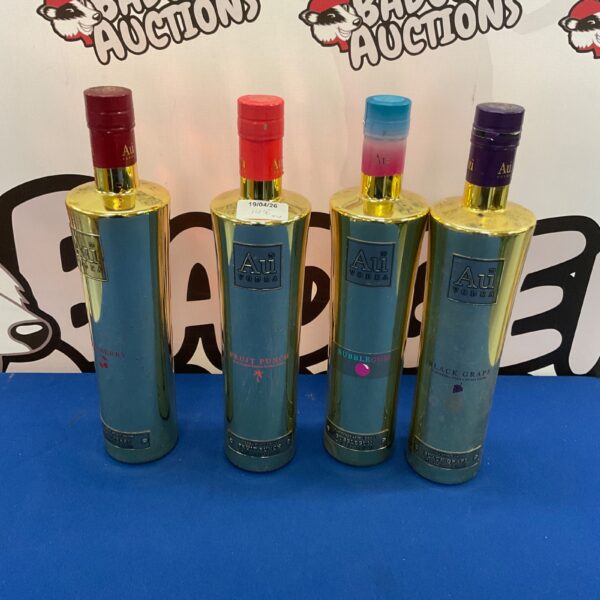 AU Vodka Fruit Punch bottle, premium flavoured spirit.