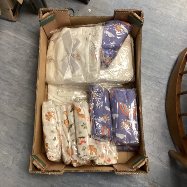 Tray of new baby grows and pips for infants.