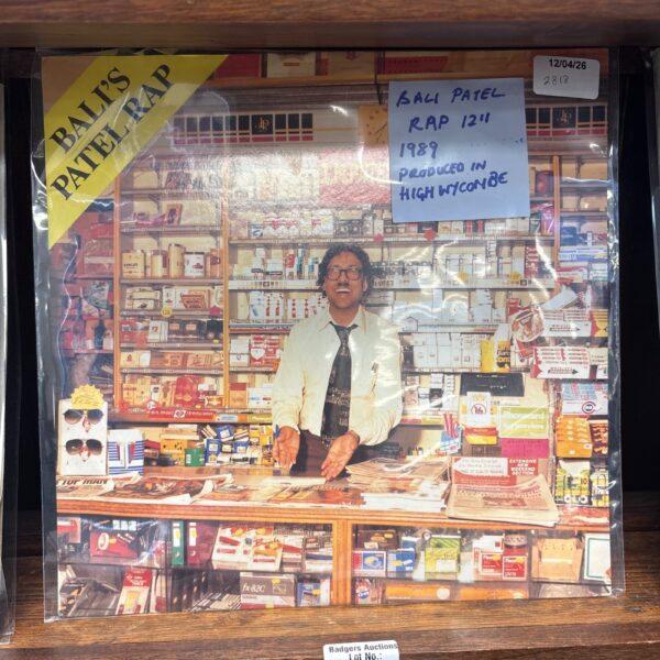 Bali Patel RAP vinyl record cover, 1989 release.