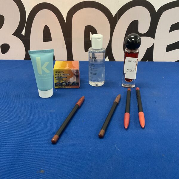 Beauty and cosmetic lot including No7, Kevin Murphy, and Shcoety products.