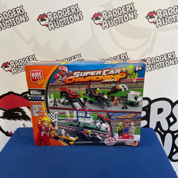 Block Tech Super Car Championship set in original packaging.