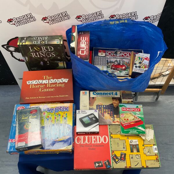 Large lot of vintage and modern board games including Monopoly and Lord of the Rings.