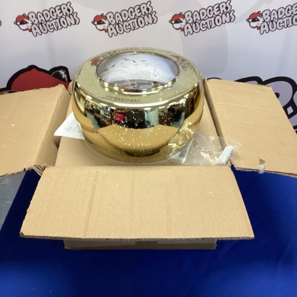 New brass ceiling light shade by Inbox Impex Russell Ltd in original packaging.