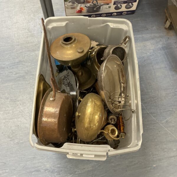 Mixed brass and metal lot for collectors and crafting.