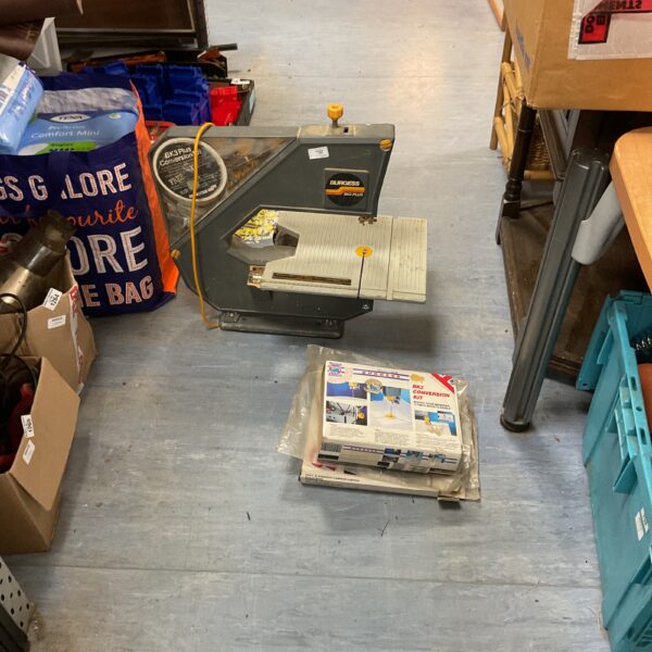Burgess PK3 Plus bandsaw with conversion kit in used condition.