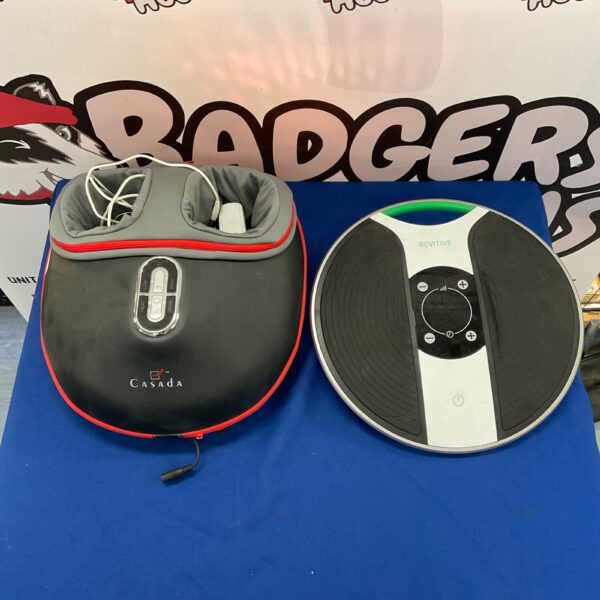 Casada foot massager and Revitive circulation booster device.