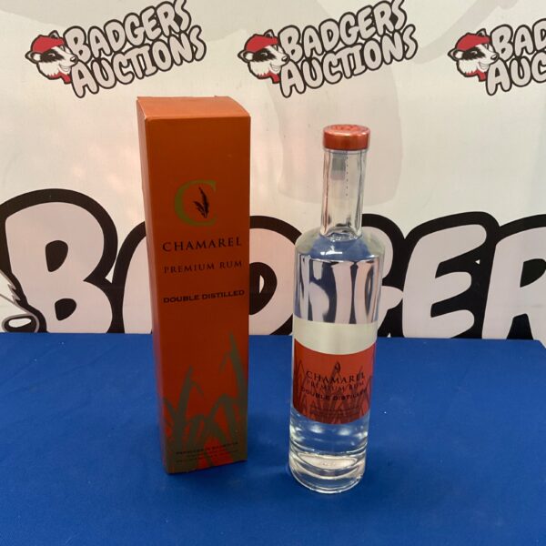 Bottle of Chamarel Premium Double Distilled Rum