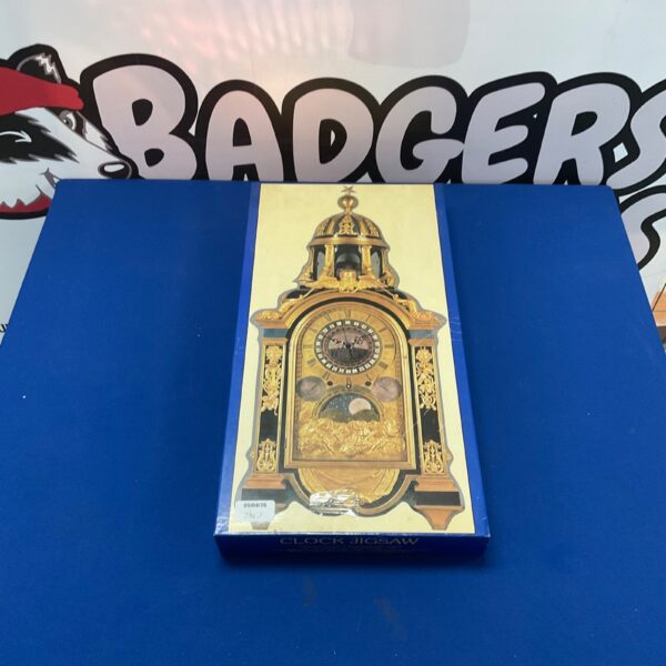 Detailed 1000-piece clock jigsaw puzzle for adults.
