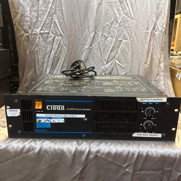 Vintage Cloud CV1000 power amplifier with Mos Fet II technology.