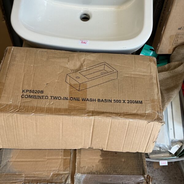 New combined wash basin KP500 in original packaging.