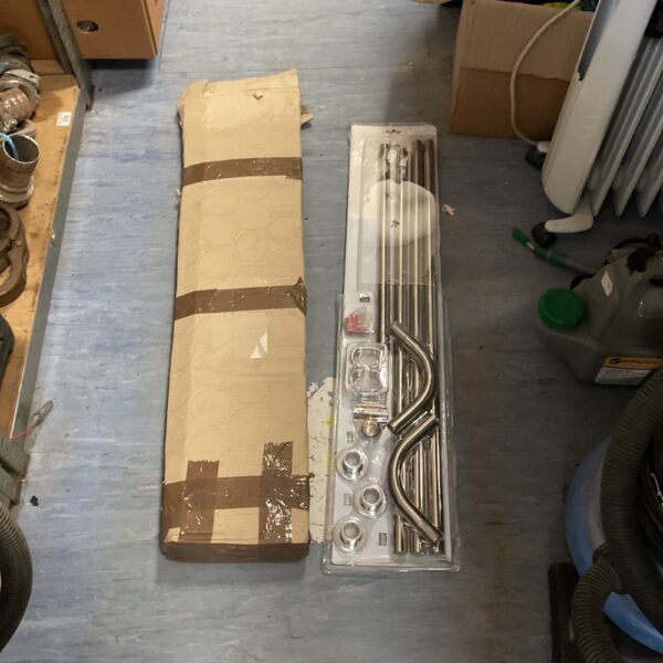 Vintage Croydex Superline modular bathroom kit with chrome fittings.